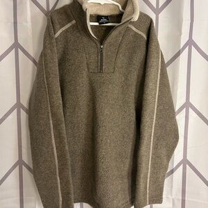 Kuhl Kids' Brown Quarter-Zip Sweatshirt